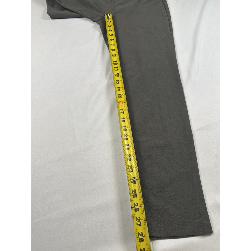 EILEEN FISHER Gray Washable Stretch Viscose Crepe Pant Sz XS Quiet Luxury - Picture 2 of 6